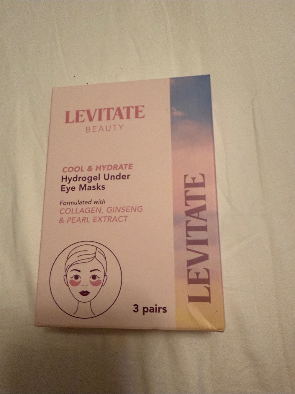 Cool & Hydrate Hydrogel Under Eye Masks - Pink